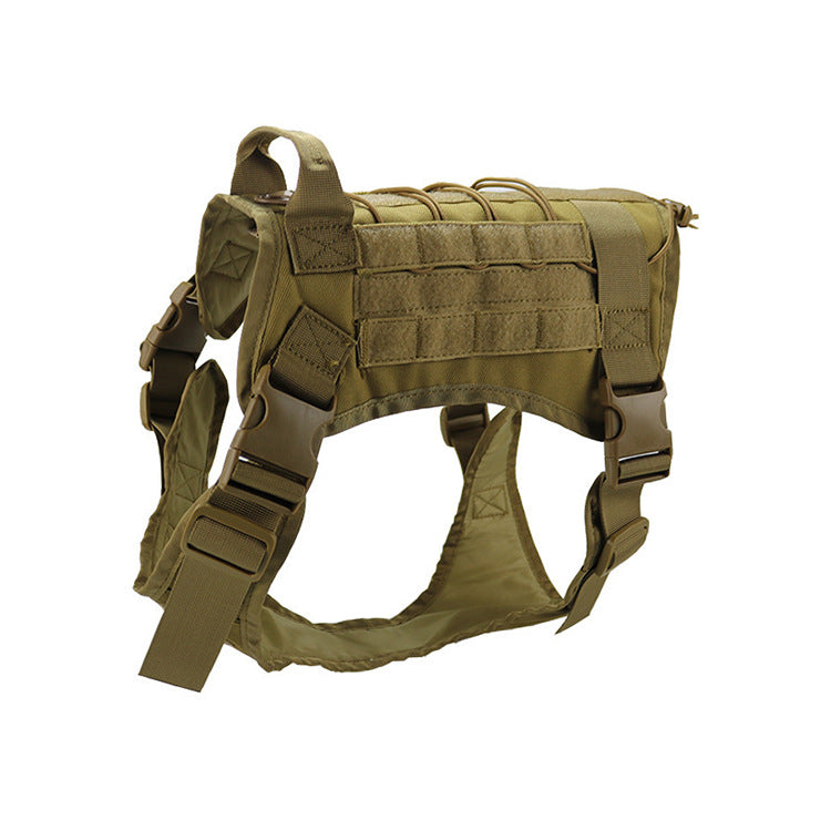Large Dog Adjustable Camouflage Tactics Hand Holding Rope Nylon Strap