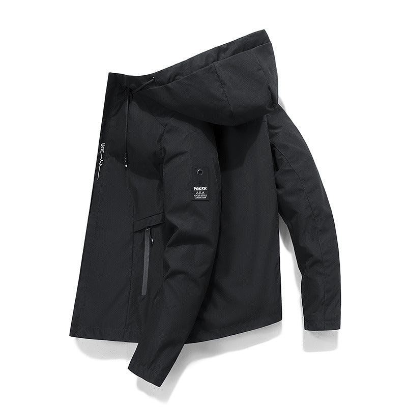 Spring And Autumn New Casual Large Size Jacket Men's Jacket
