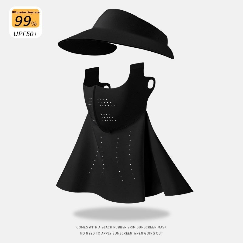 Top Sun Hat Women's UV Protection Summer Face Mask Face Mask