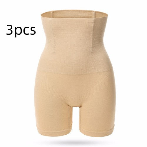 Seamless High-Waisted Abdomen And Hip Trousers