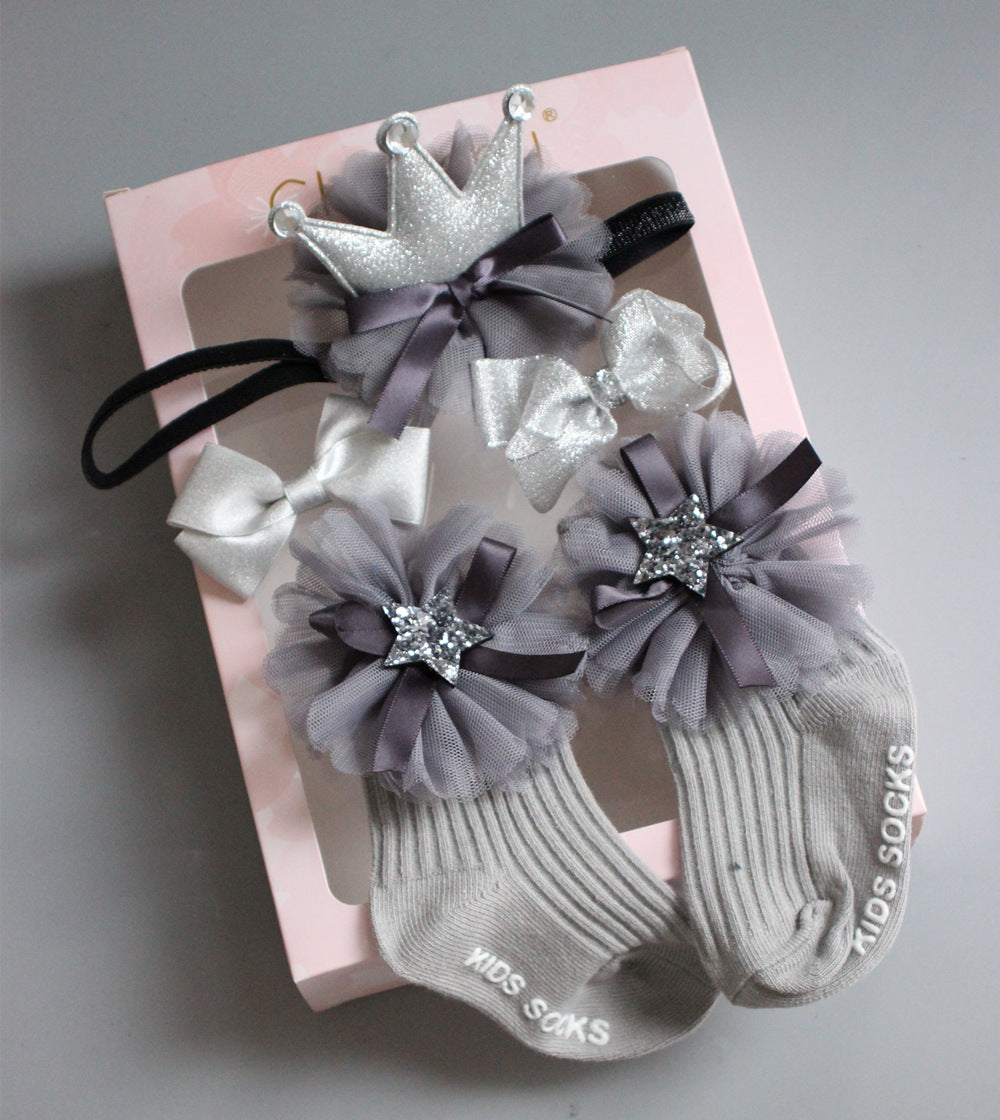 Bow Hair Ties Headbands Hair Clips Hairpins Socks