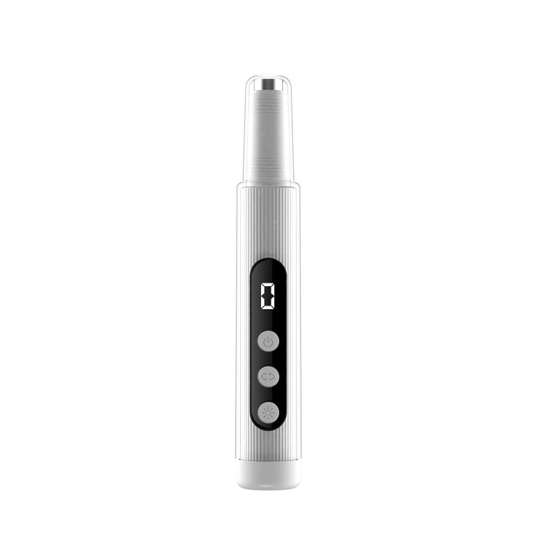 Electric Nail Grinder With LED Light Handheld Rechargeable Manicure Polishing Machine 2-in-1
