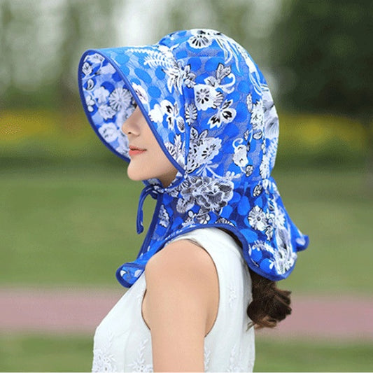 Sun Visor Children Foldable Seaside Beach Hat Sun Hat Outdoor Large Brim Shade Hat