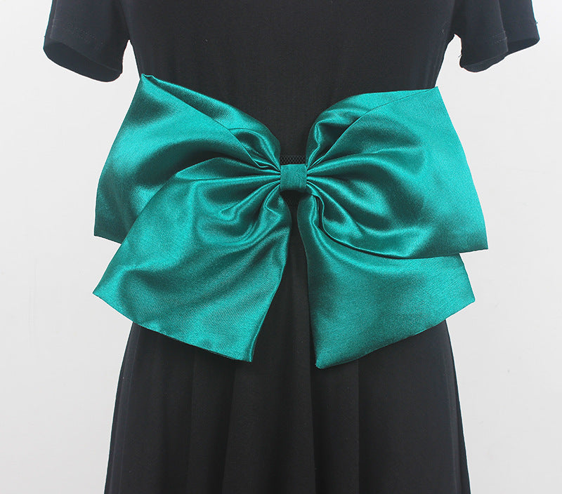 Fashionable Large Cotton Bow Belt