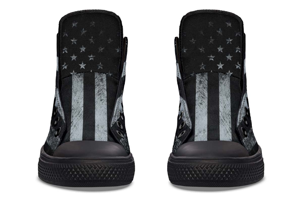 Men's And Women's Fashion Color Printing High-top Canvas Shoes