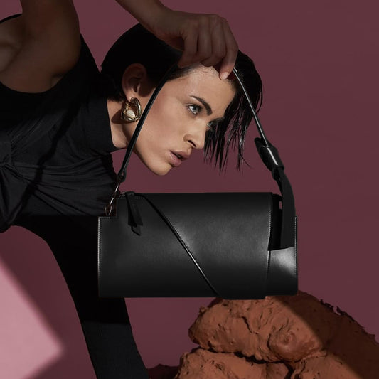 Bag Niche Design Armhule Taske Ny Enkel Personlighed Klap Sløjfe