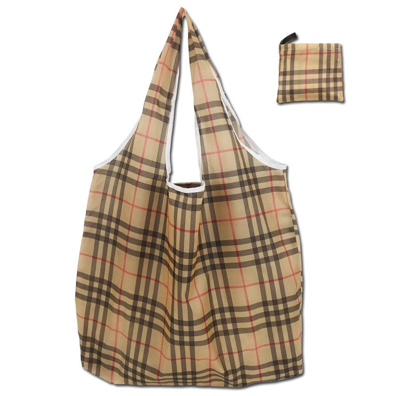 Floral Cloth Portable Shopping Bag Polyester Folding 190T