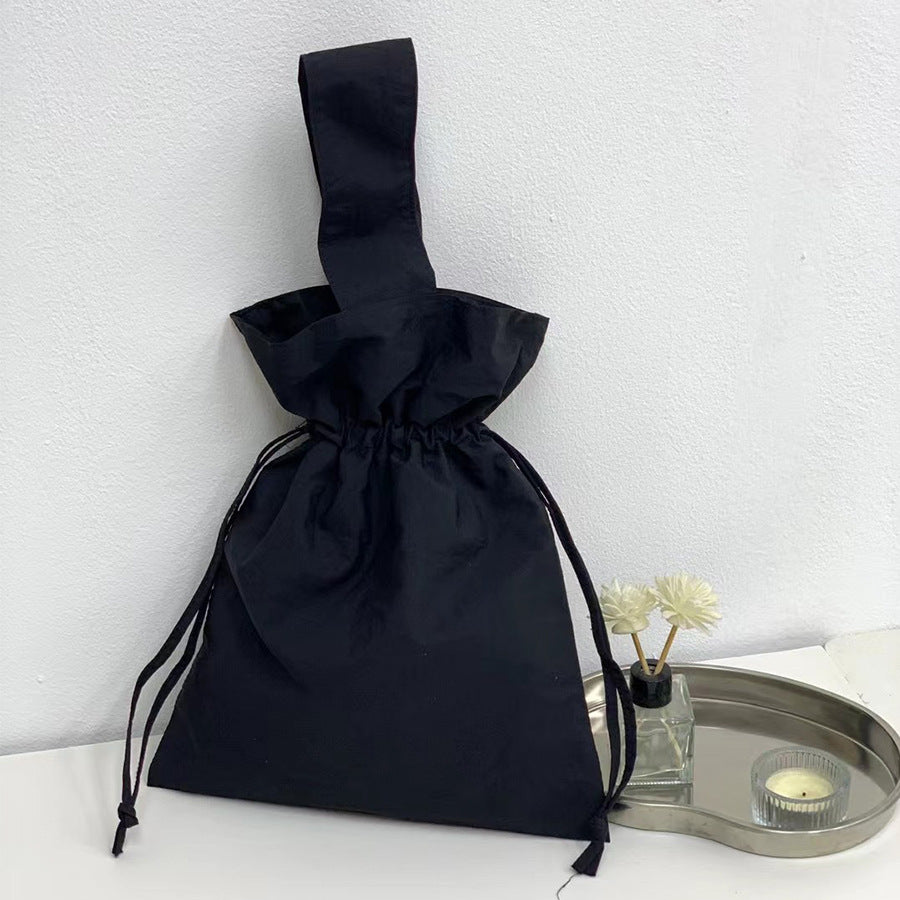 Women's Fashion Casual Simple Nylon Cloth Bucket Bag