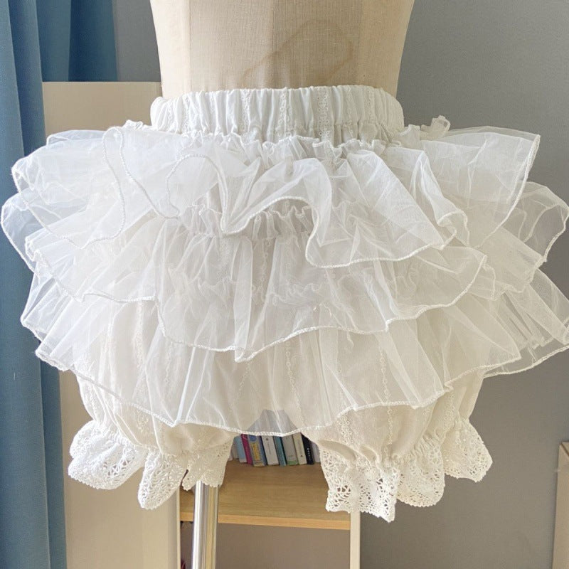 Black And White 2-color Underpants Support Cake Anti-wardrobe Malfunction Base