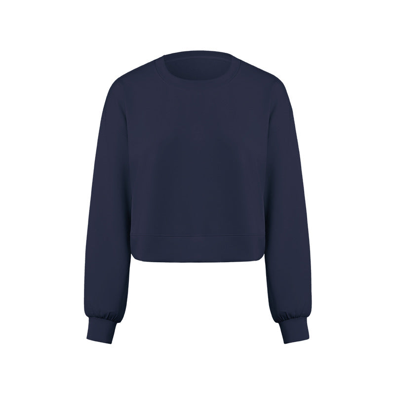 Soft Glutinous Liquid Air Layer Leisure Sports Sweater