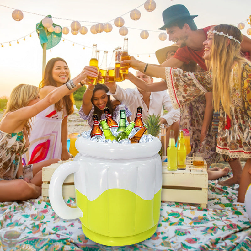 Eco-friendly PVC Party Beach Camping Portable Inflatable Ice Bucket