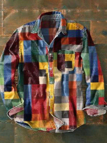 Printed Summer Casual Men's Shirt