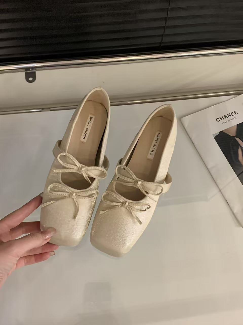 Height Increasing Insole 3CM French Mary Jane Shoes