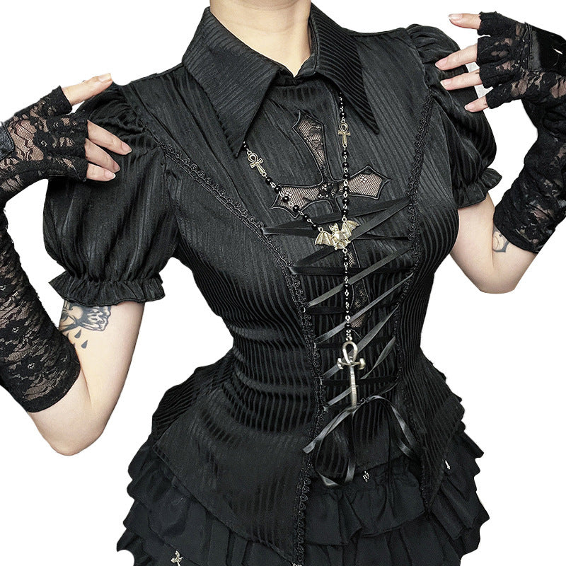 Versatile New Short-sleeve Shirt In A Regal, Court-inspired Style