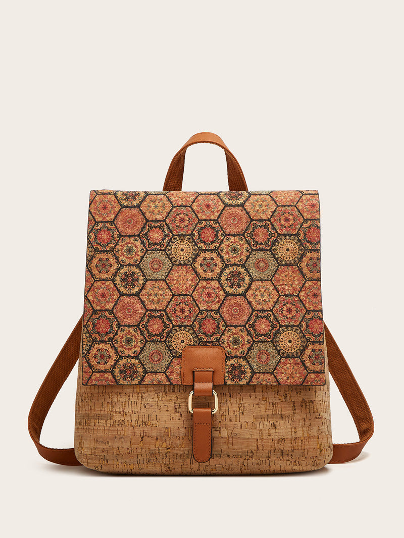 Luxury Fashion High-grade Fashion Retro Printed Backpack