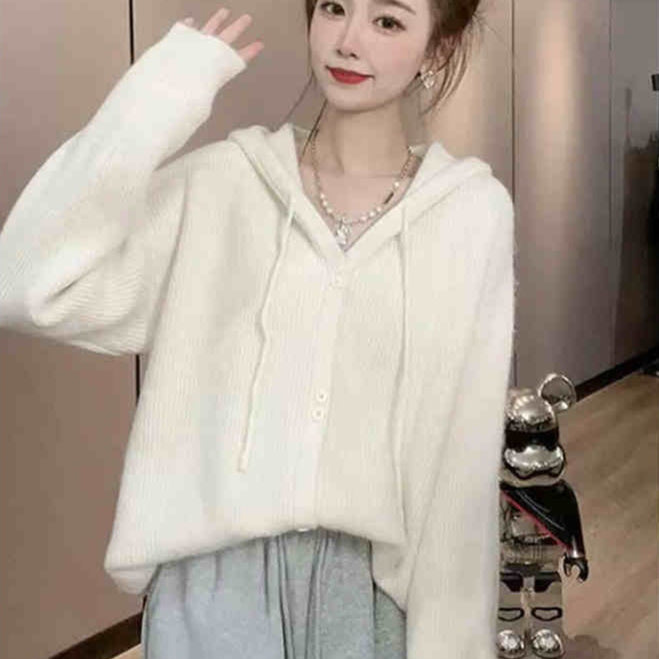 Thicken Lazy Style Long Sleeve Knitted Cardigan Sweater