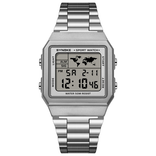 Classic Retro Waterproof Multi-function Sports Digital Watch