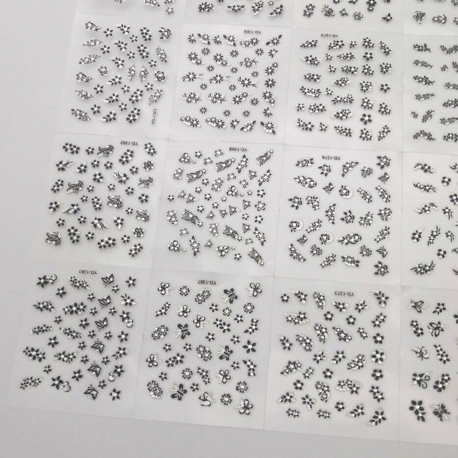 3D Nail Decoration Nail Sticker Set