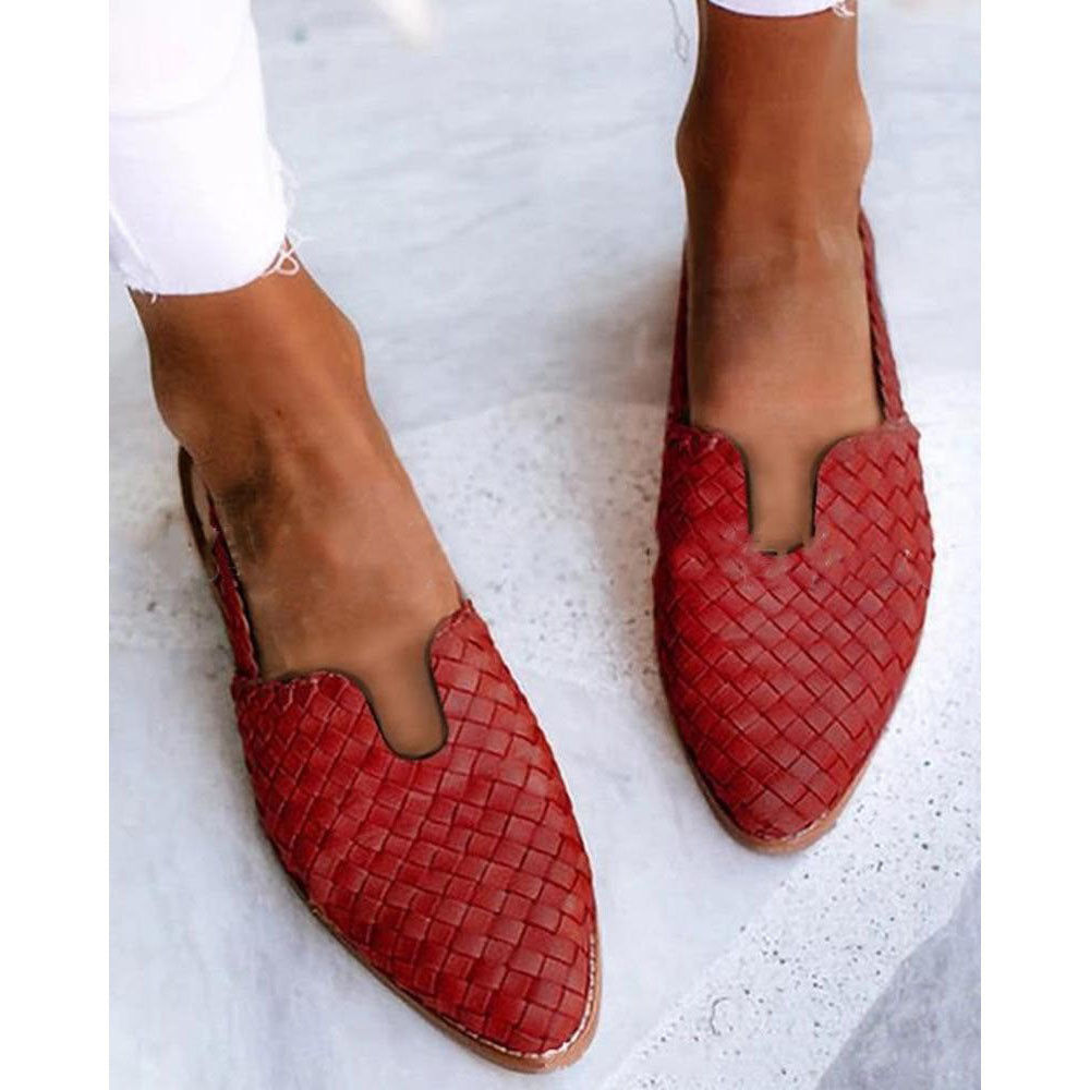 Womens Plus Size Flat Low Heel Sandals