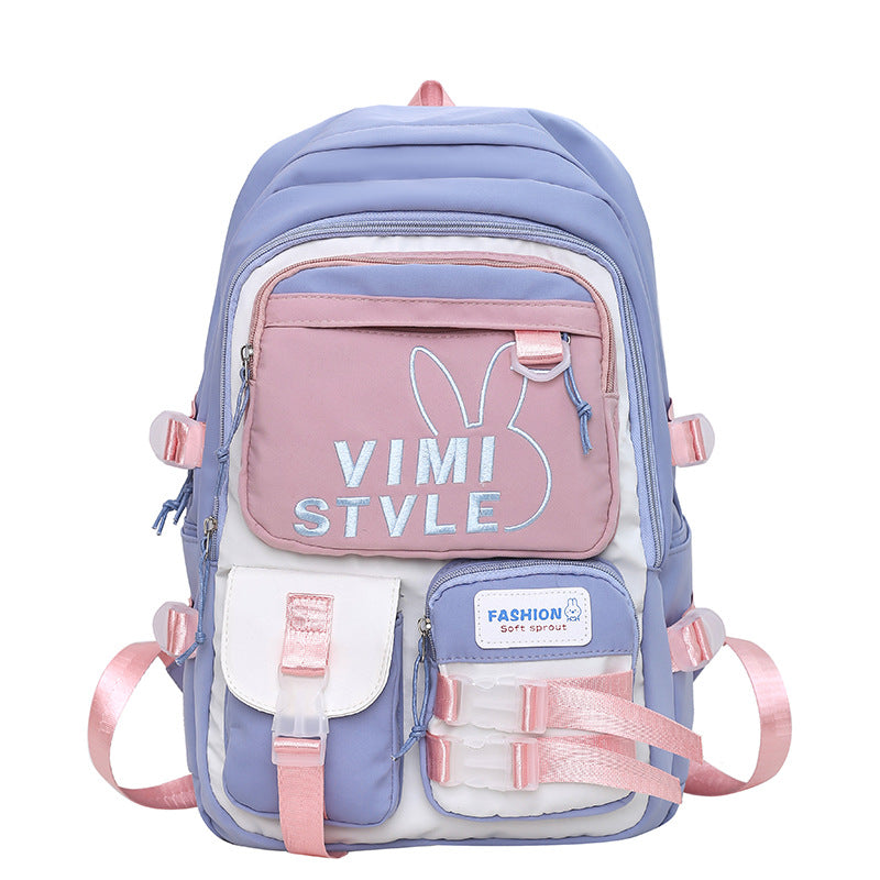 Female Junior High School Student Large Capacity Good-looking Backpack