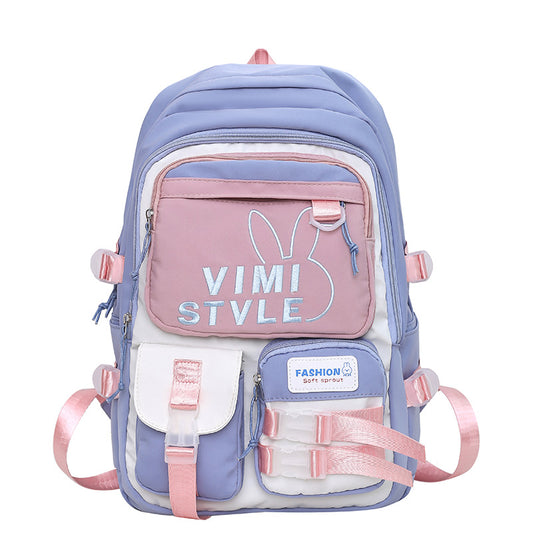 Female Junior High School Student Large Capacity Good-looking Backpack