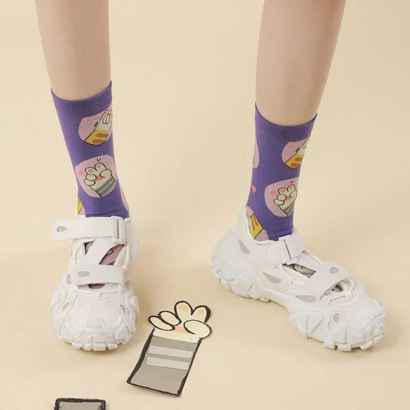 Animal Head Cute Korean Illustration Wind Socks