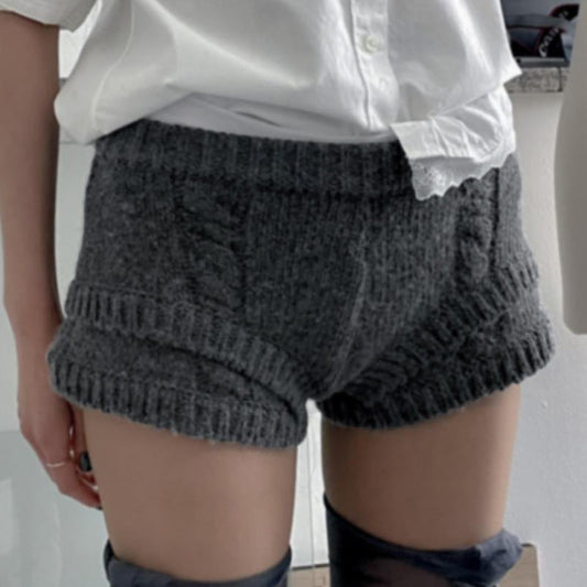 Design Sense Ensfarvede Tætsiddende Slankende Hjemmeshorts