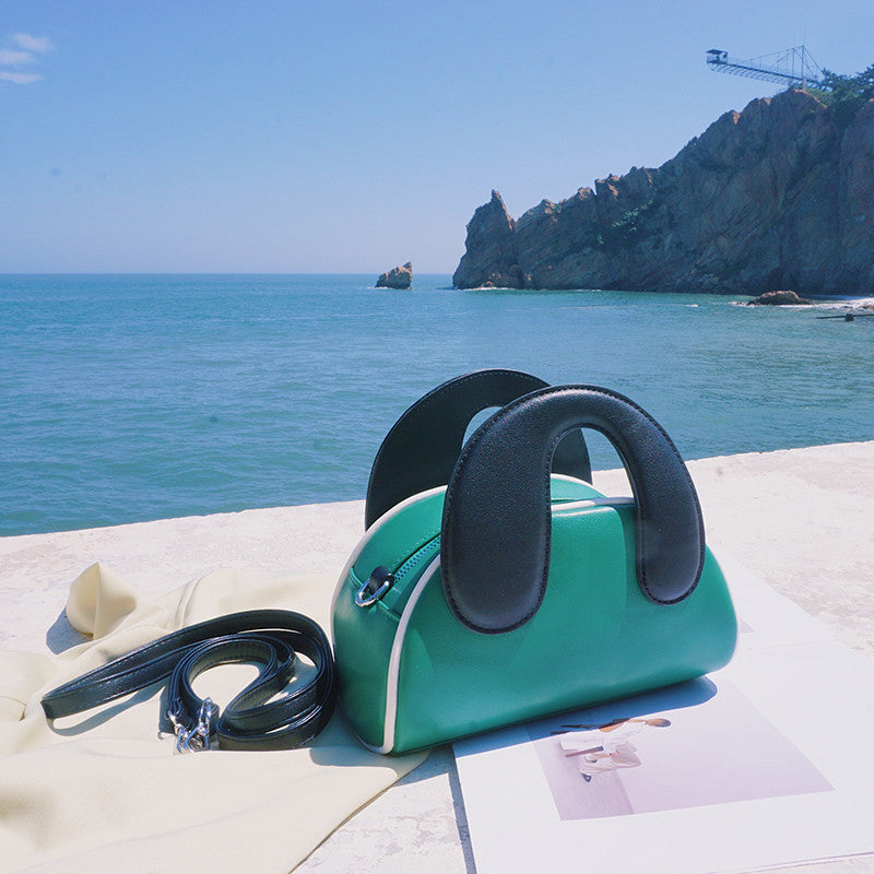 Simple Casual One-shoulder Messenger Small Bag Hit Color Dumpling Bag