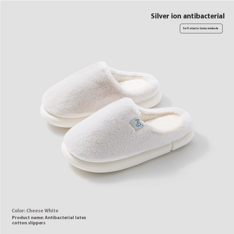 Indoor Odor Proof Plush Slippers With Anti Slip Properties