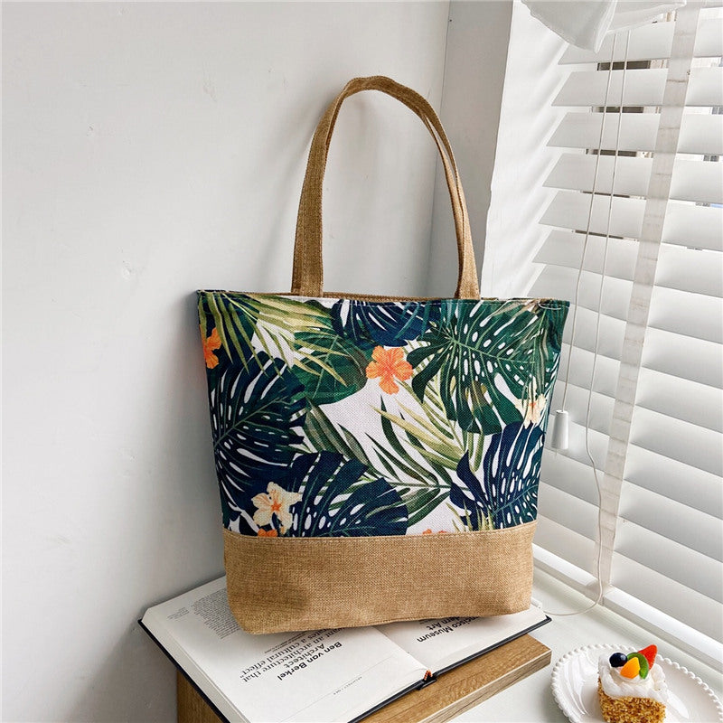 Women's Canvas Handbag Casual Simple Shoulder