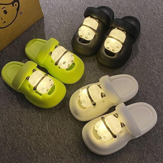 Internet Popular Summer Luminous Hole Shoes For Women