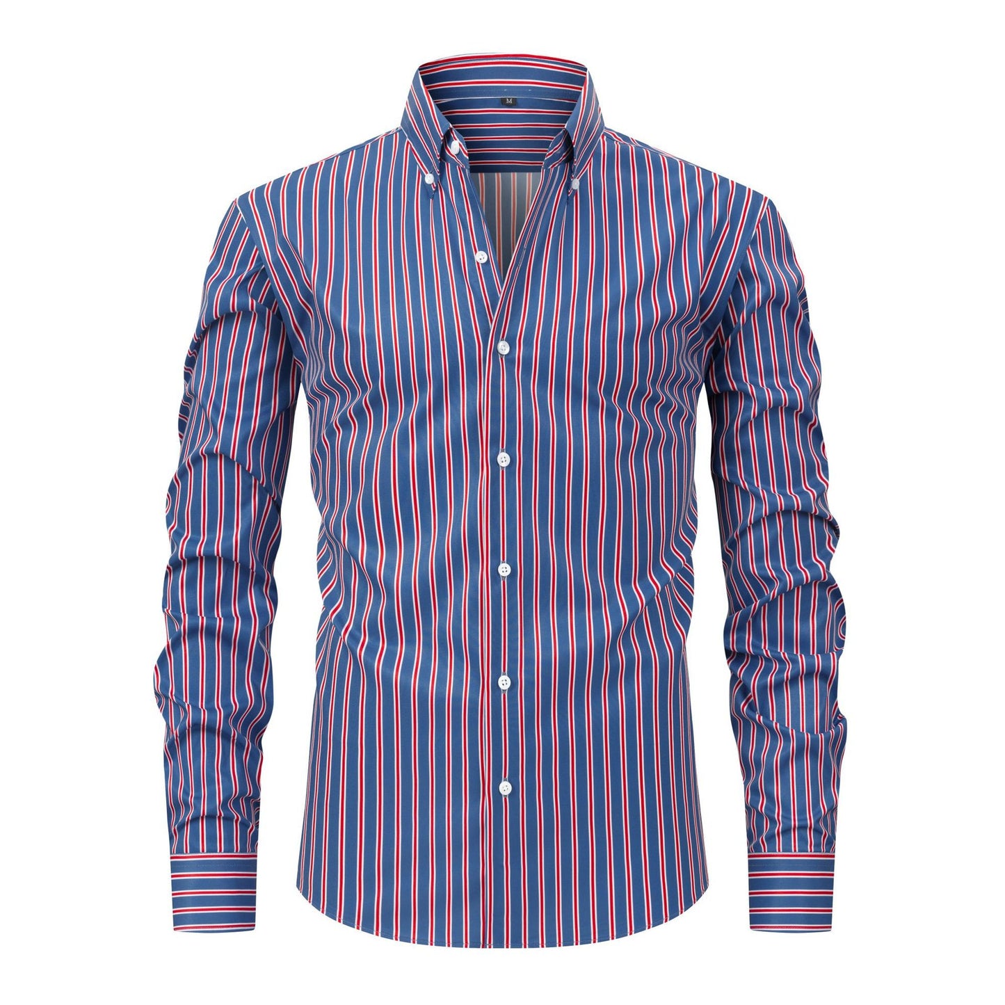 Four-sided Stretch Digital Printing Striped Long Sleeve