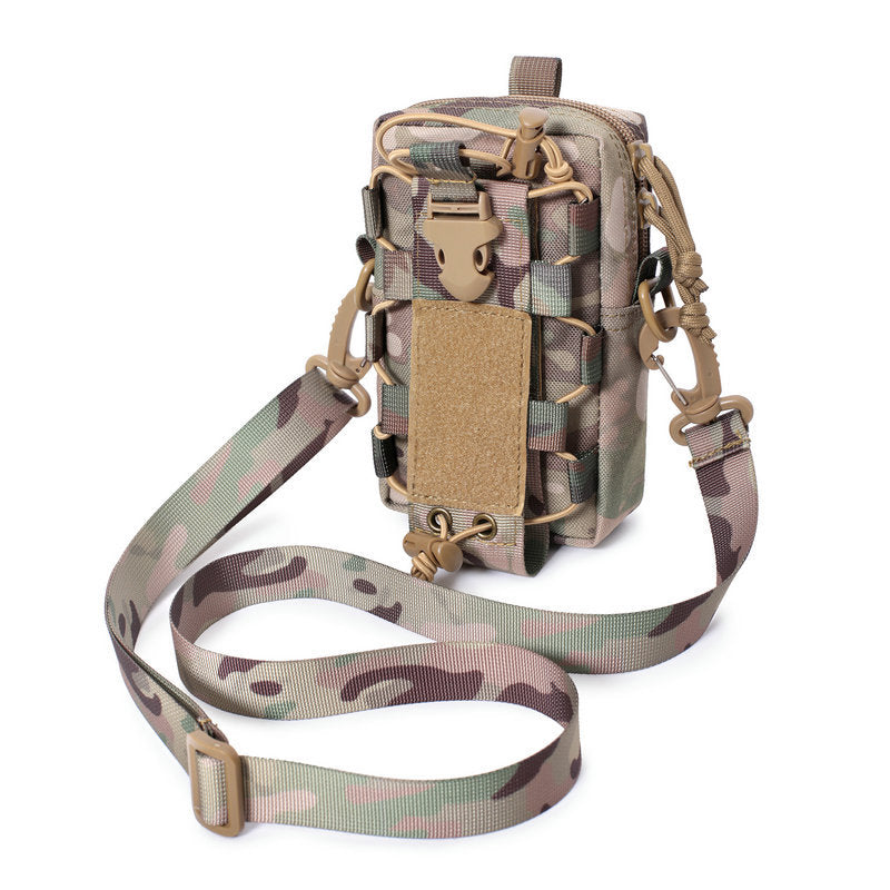 Outdoor Sports Water Bottle Zipper Bag Oxford Cloth Waist