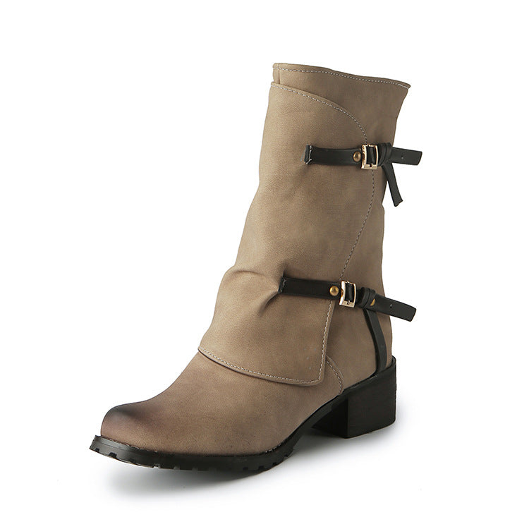 Explosive British Belt Buckle Martin Boots