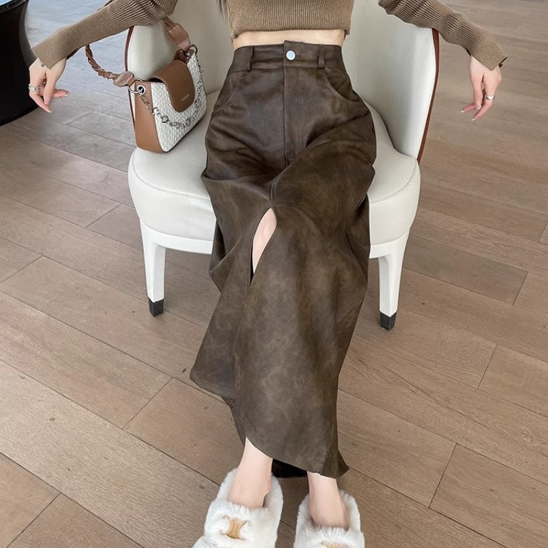 New Retro High-waisted A-line Skirt