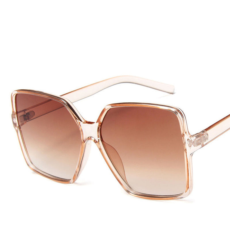 Trendy Sunglasses Fashion Men and Women Big Frame Sunglasses