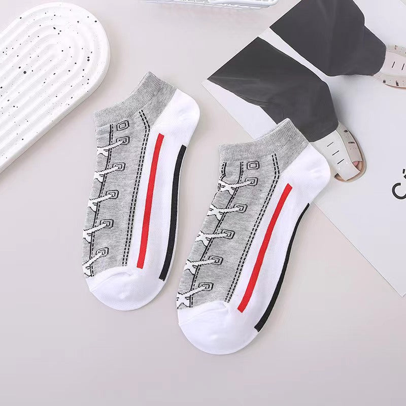 Women's Fashionable All-match Canvas Shoes Socks
