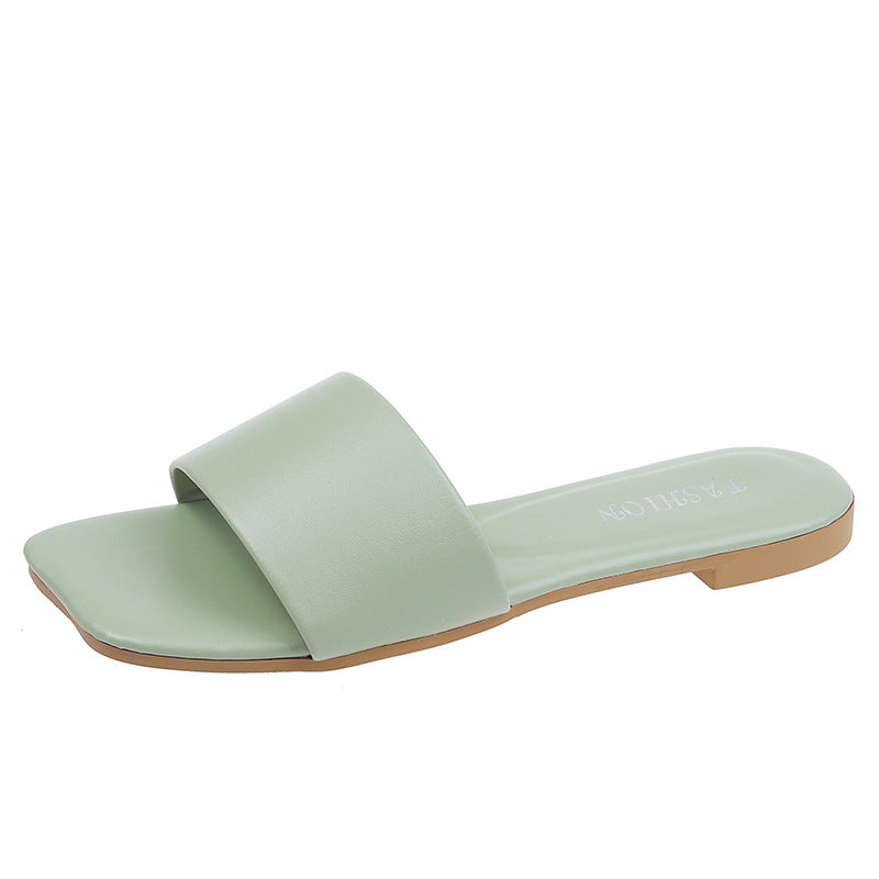 Student Flat Sandals Flower Soft Summer Slippers