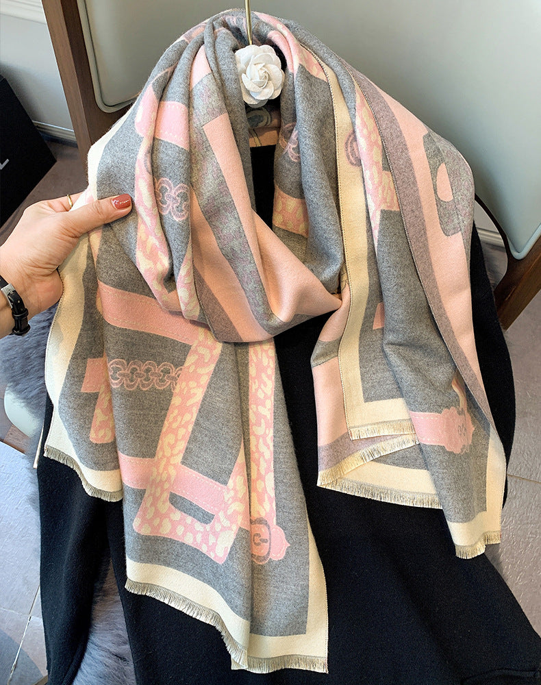 Women's Double Face Cashmere Scarf