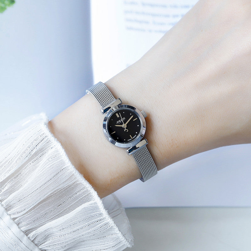 Water drill quartz belt for women's Watch