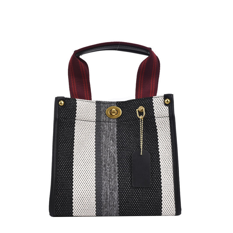Ny Fashion Bærbar Tote Populær Stor Og Lille Retro Skuldertaske