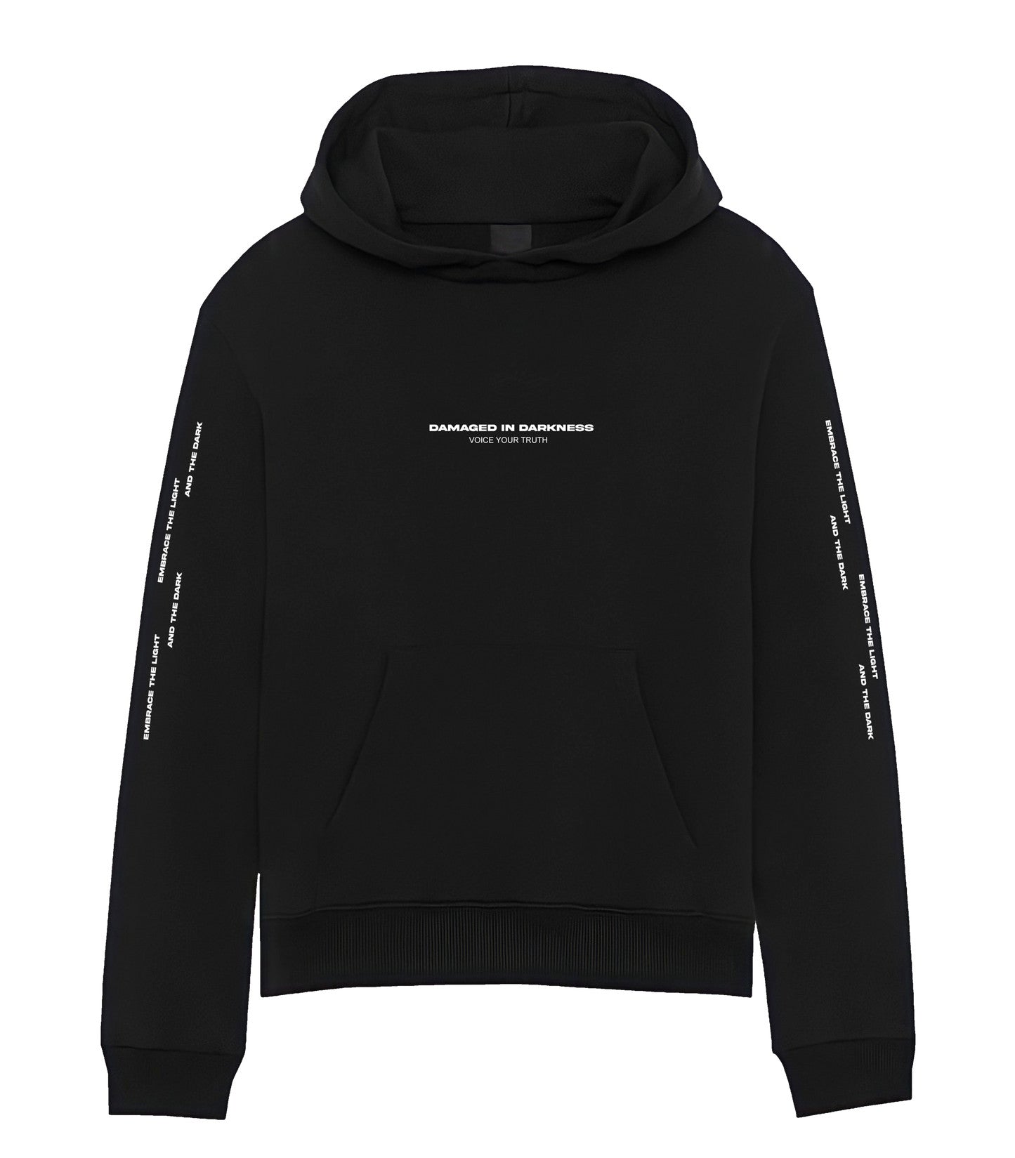 Ny Polyester Hoodie Løs Ensfarvet Sweatshirt