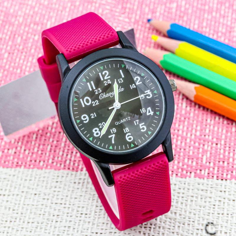 Luminous Needle Waterproof Transparent Digital Electronic Watch