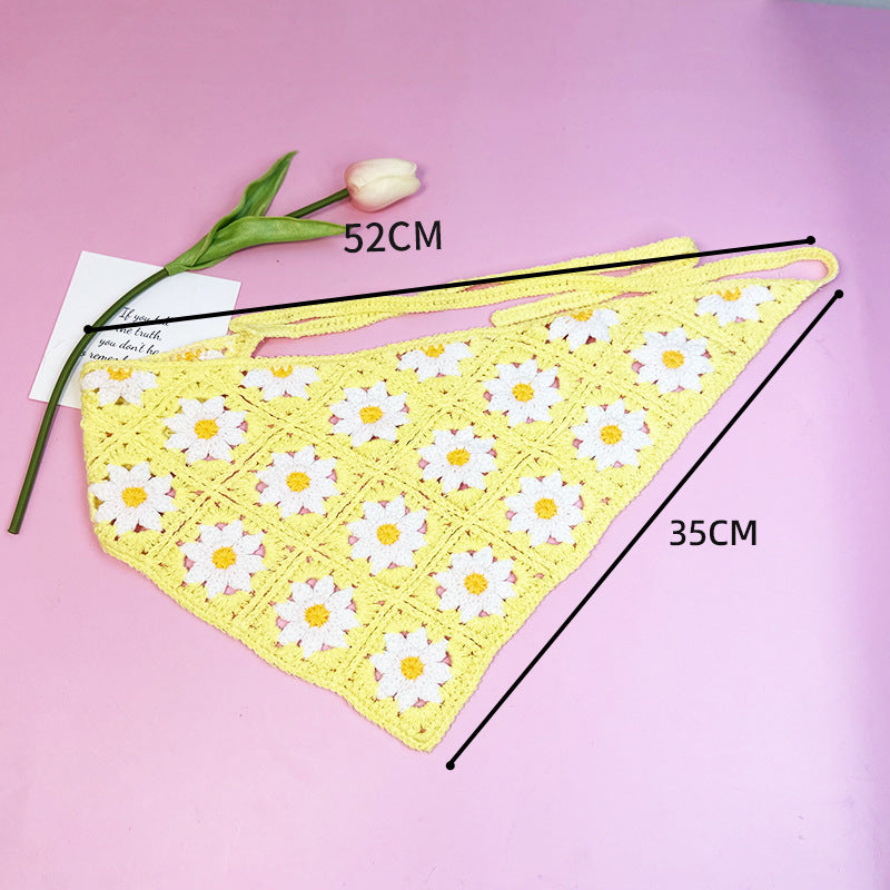 All-matching Triangular Binder Knitted Hair Band