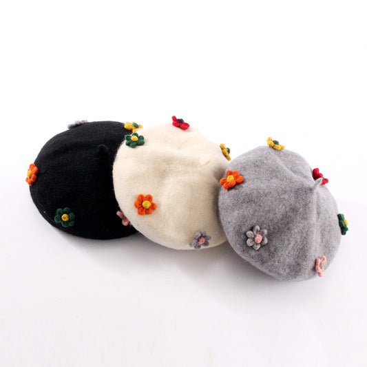 Warm Beret British Fashion Painter Hat