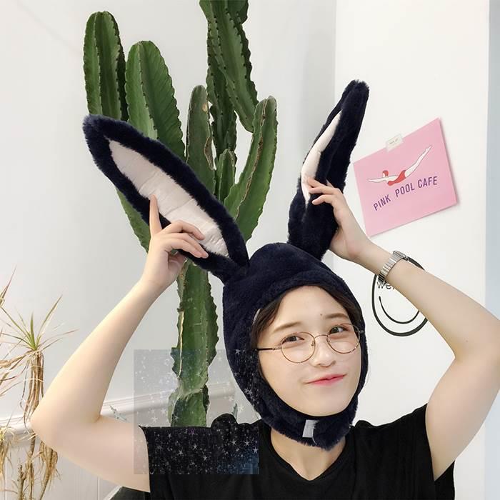 Cute Plush Girl's Heart Photo Props Female Cartoon Rabbit Ears