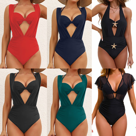 High-waisted Two-piece Bikini Swimsuit