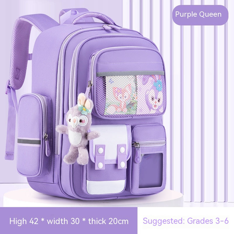Children's Burden Reduction Large-capacity Backpack Multifunctional Spine Protection