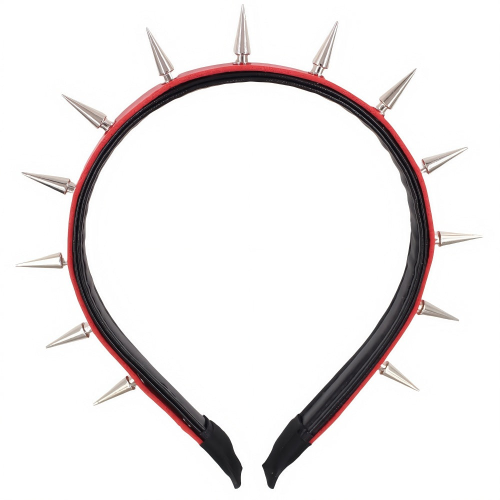 Punk Rivet Headband Pointed Nail Headband Female Headdress