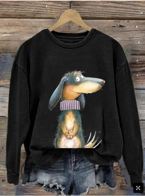 Women's Clothing Fashion Loose 3D Digital Printing Sweater